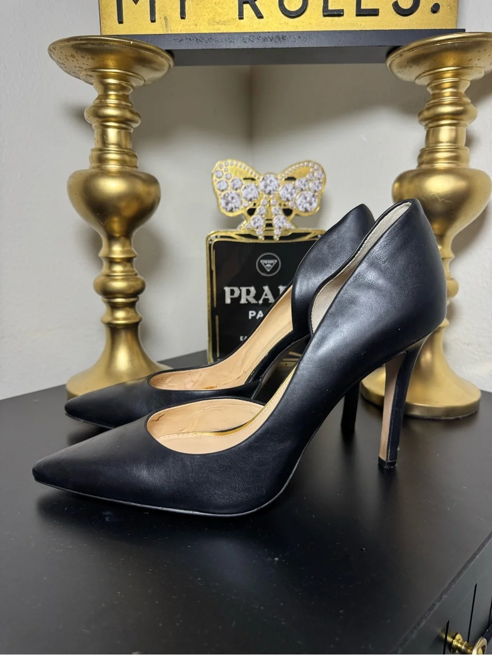 Jessica Simpson Black Prizma D'Orsay Pump